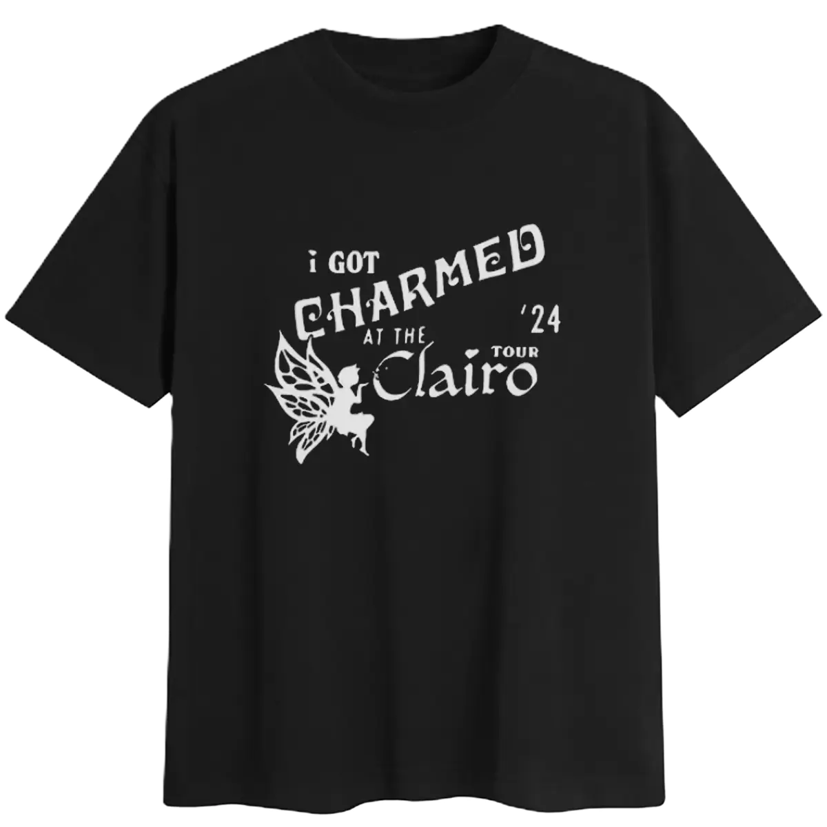 I Got Charmed At The Clairo Tour 24 T-Shirt Cotton Fabric Menswear Top Unisex Retro Casual Tee
