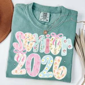 Coquette Lace Graduation Senior 2026 shirt, Preppy Class of 2026 shirt, Graduate 2026, High School Senior Shirt