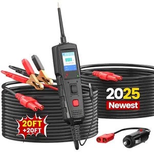 Automotive Power Circuit Probe Kit, Circuit Tester Breaker Finder Tool, 12/24V Short Open Breaker Circuit Finder Wire Tracer  Trailer Relay Fuse Test with 20FT Cord