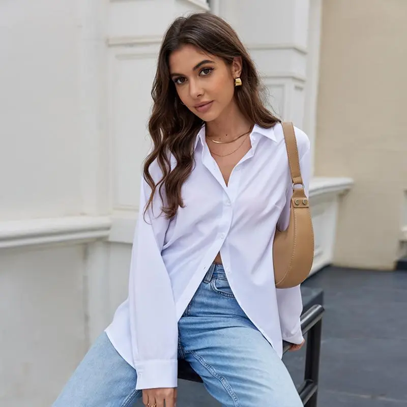 Siliteelon Womens Stain Shield Dress Shirts Wrinkle Free Long Sleeve Solid Tops Blouses Button Down Shirts Casual Wear Womenswear tiktokshopspringglowup summervibes - TikTok Shop Siliteelon Womens Stain Shield Dress Shirts Wrinkle Free Long Sleeve Solid Tops Blouses Button Down Shirts Casual Wear Womenswear tiktokshopspringglowup summervibes - TikTok Shop