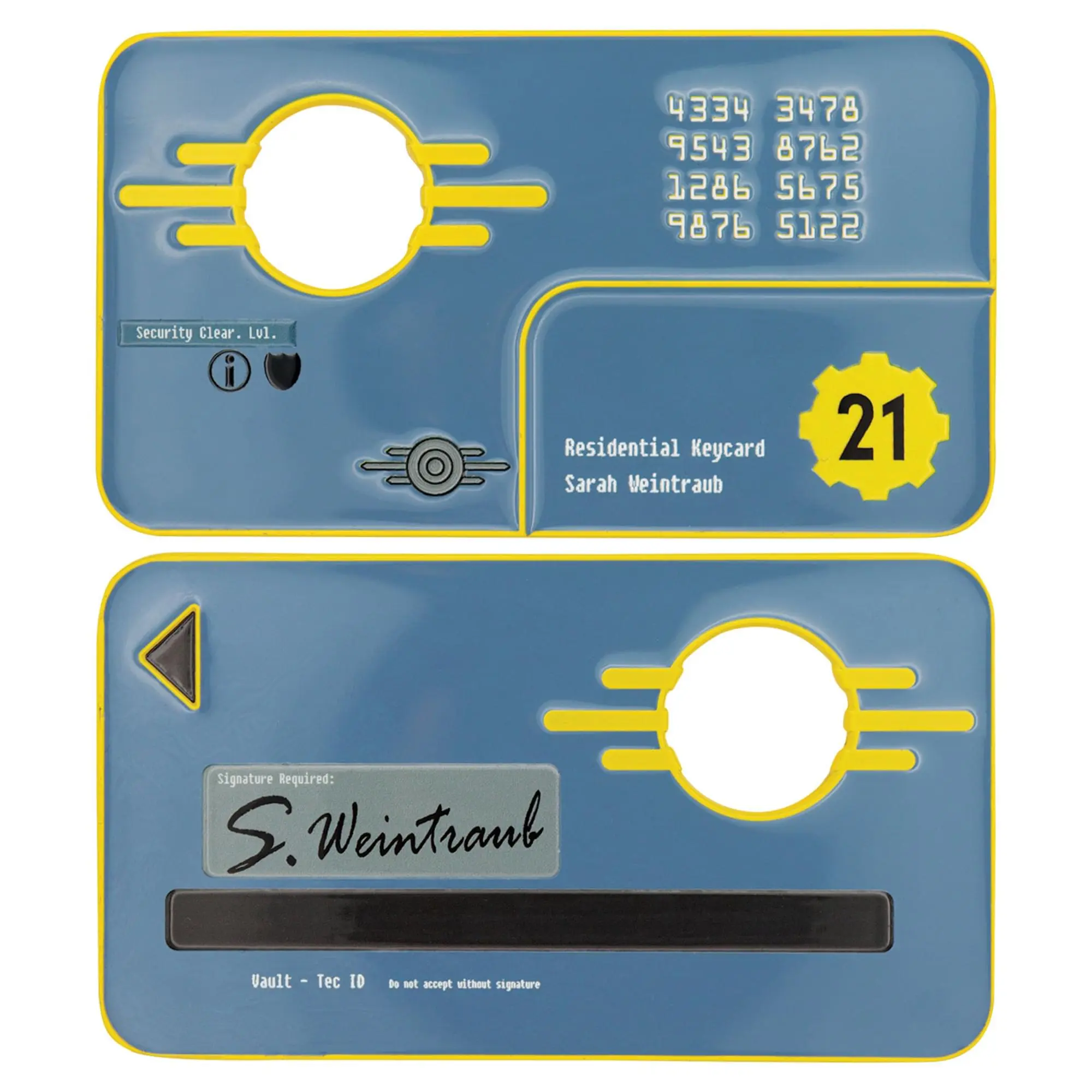 Fallout: New Vegas Vault 21 Security Keycard Limited Edition Replica