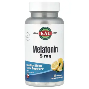 KAL Melatonin, Lemon, 60 Lozenges