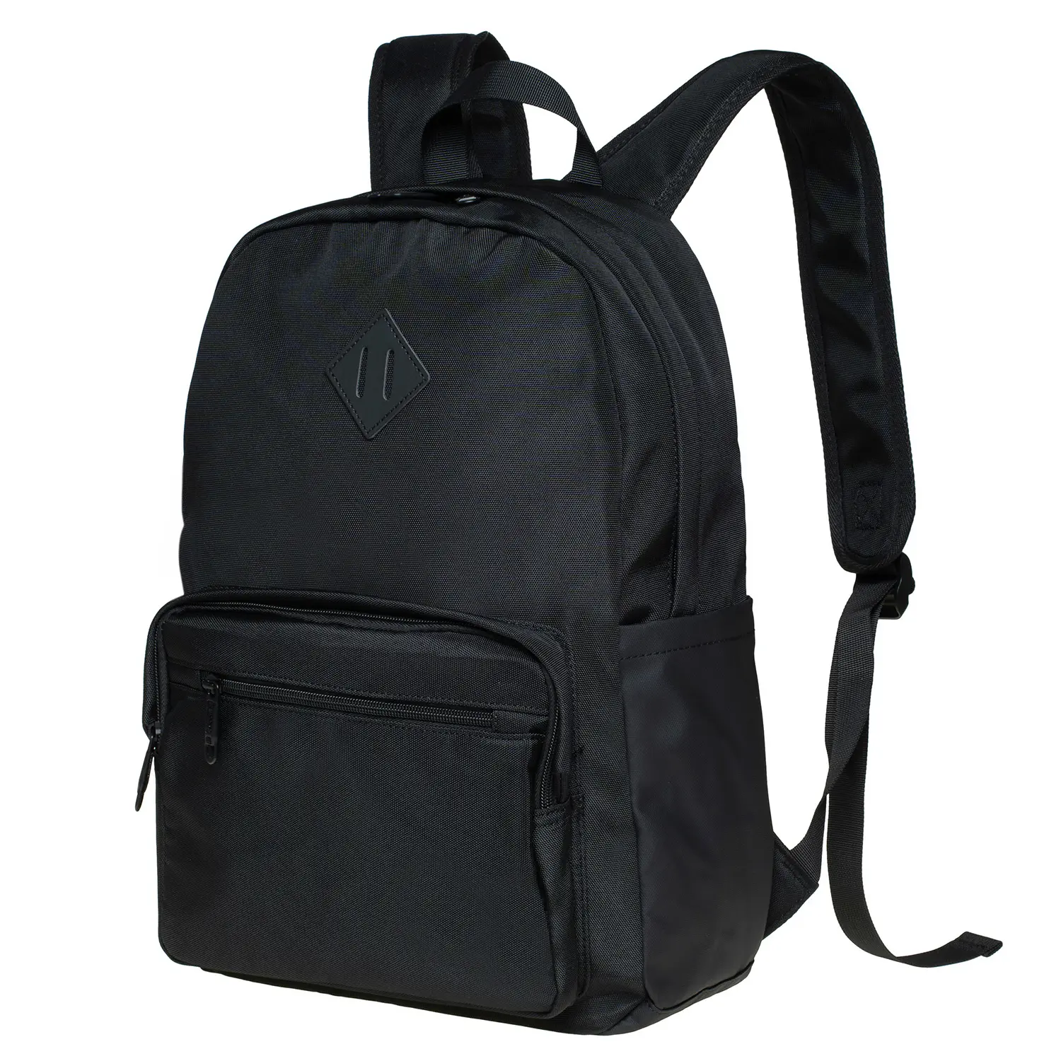 KAUKKO Lightweight Nylon Travel Laptop Backpack for Men Women Work Backpacks Casual Back Pack Daypack for Hiking, Fits 14" Laptop - Black