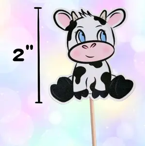 Cow Cupcake Toppers