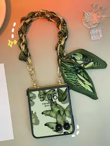 Woven Scarf Chain Phone Strap, Fashion Bag Extender, Luxury Bag Accessory, Two-In-One Phone Lanyard, Perfect Gift for Women Girls