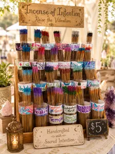 Hand-Rolled Organic Incense Sticks | Natural Spiritual Cleansing & Meditation