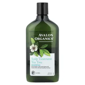 Avalon Organics Shampoo, Scalp Treatment, Tea Tree, 11 fl oz (325 ml)