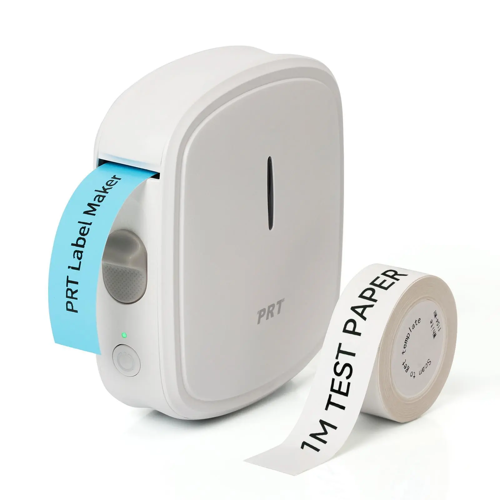 Portable Bluetooth Label Maker, Mini Inkless Sticker Printer with Cutter for Home & Office