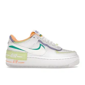 Nike Women's Air Force 1 Low Shadow White Peach Cream Lime, from StockX