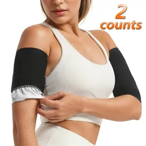 Women's Sports Sauna Arm Sleeves, Sweat Arm Trimmers, Sports Accessories for Gym Workout Running, Breathable Compression Sleeves