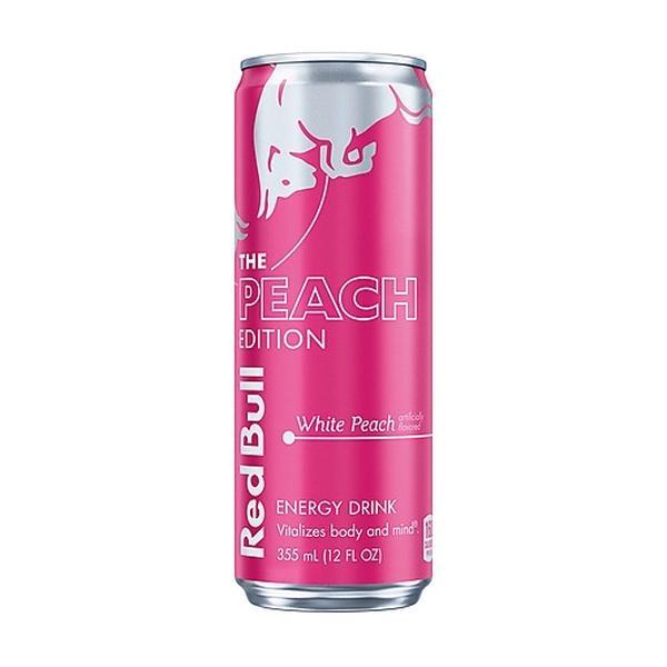 Red Bull Summer Edition  White Peach 12 Fl Oz Energy Drink Cans