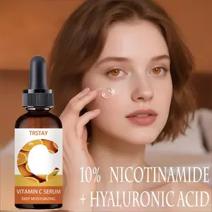 Christmas Gift Essence Vitamin C Soothing Serum, All-Day Fresh Hydration, Morning & Night Gentle Formula with Niacinamide Hyaluronic Acid