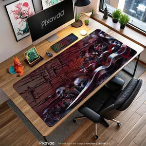 [Sale off up to 65%][Free Ship] Overlord Guild Glory Mouse Pad – Ainz, Albedo, Shalltear & Aura Desk Mat, Anime Gaming Decor, Nazarick Throne Room Gift