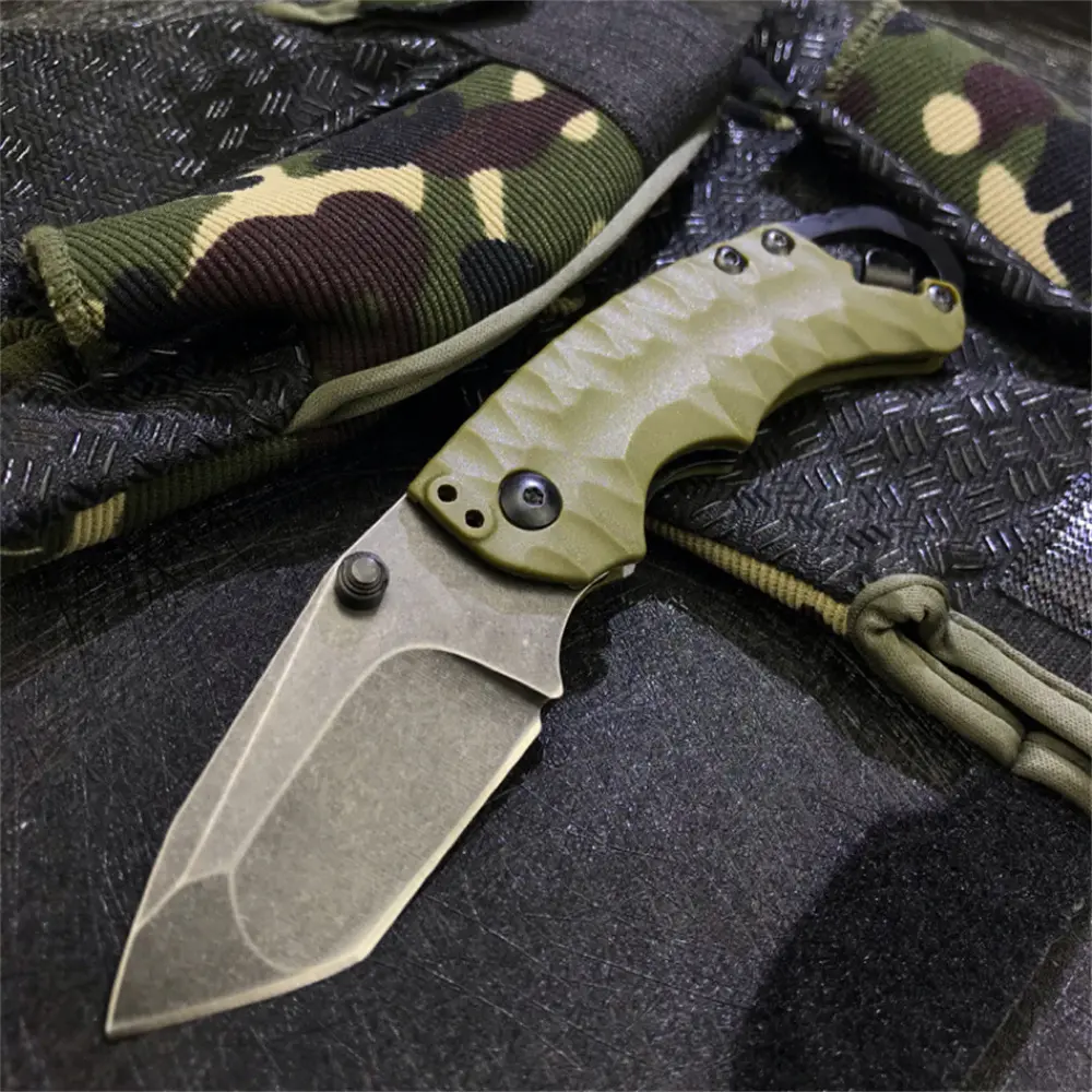 Adults' Folding Pocket Multitool, 6.3 cm Blade, Fiberglass Handle, 89 g Lightweight Compact Camping Survival Tool, Outdoor Survival EDC Gear Equipment
