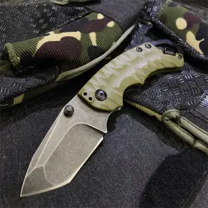 EDC pocket knife, all-in-one folding knife — 6.3 cm blade made of 8Cr13MoV steel, fiberglass handle, only 89 g—ideal for mountaineering, camping, and outdoor protection