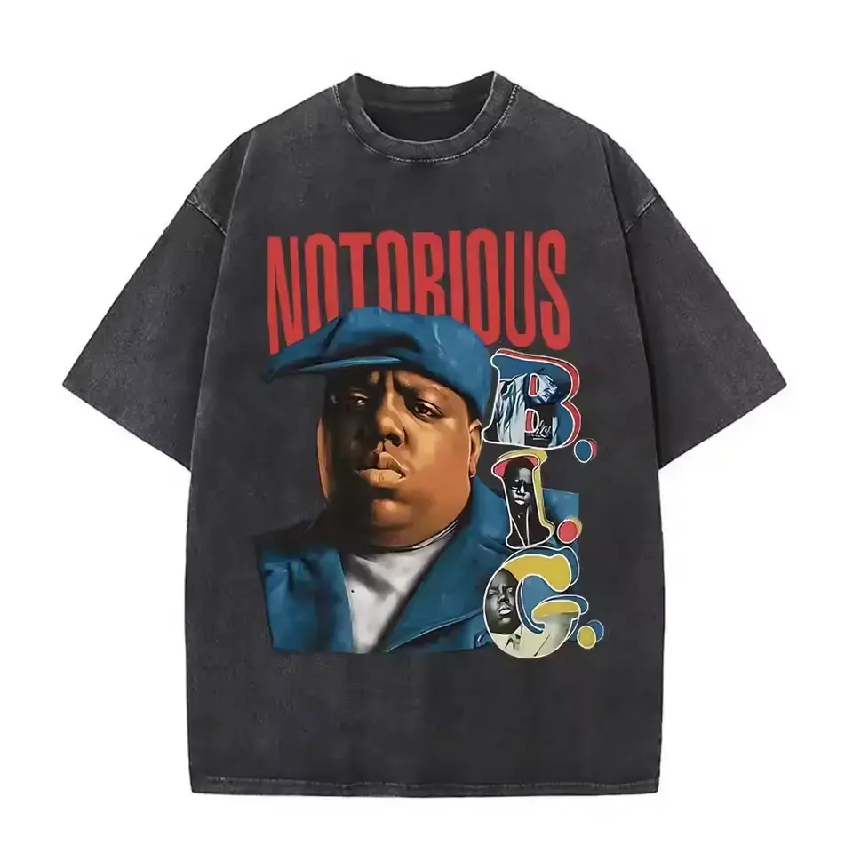 The Notorious B.I.G. T-Shirt, Biggie Smalls Rap Tee, Classic Hip Hop Graphic Shirt, Music Fan Gift