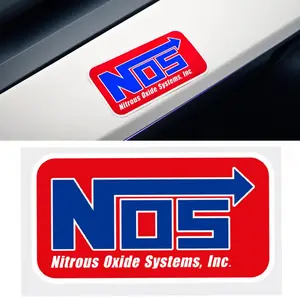 NOS Nitrous Oxide Car Sticker, Waterproof Durable Vinyl Decal, Car Decals, Sticker For Cars, Suitable for Car Window, Bumper, Windshield, Body, Ideal for Vehicle Modification