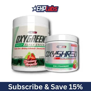 Reset & Refresh Stack - OxyShred (33 Serve) + OxyGreens (30 Serve) by EHPlabs | Light & Refreshing Wellness Combo | Ideal for Starting or Restarting Your Routine |