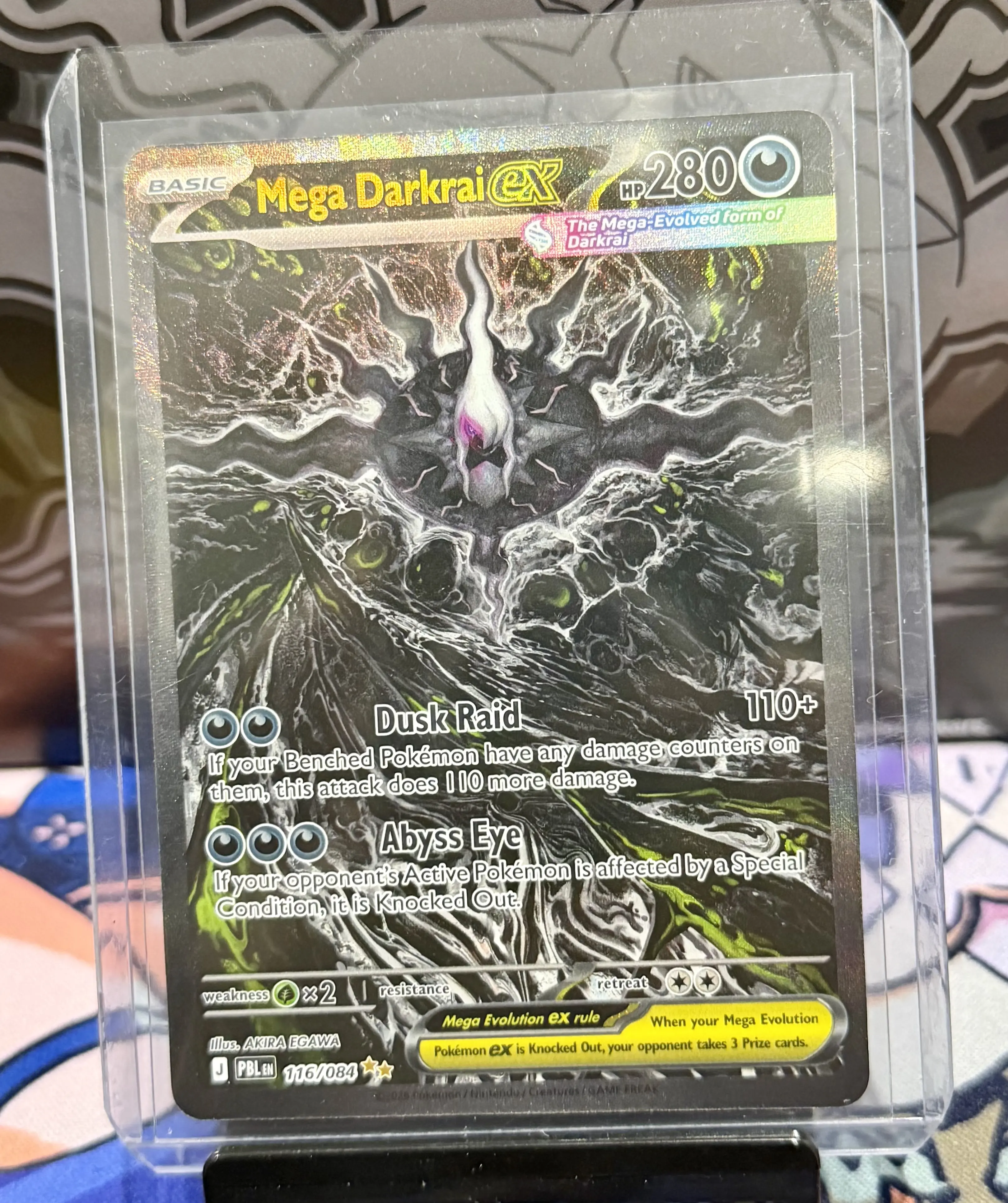 Mega Darkrai ex Non-Sports Trading Card, 116/084 Collectible Card