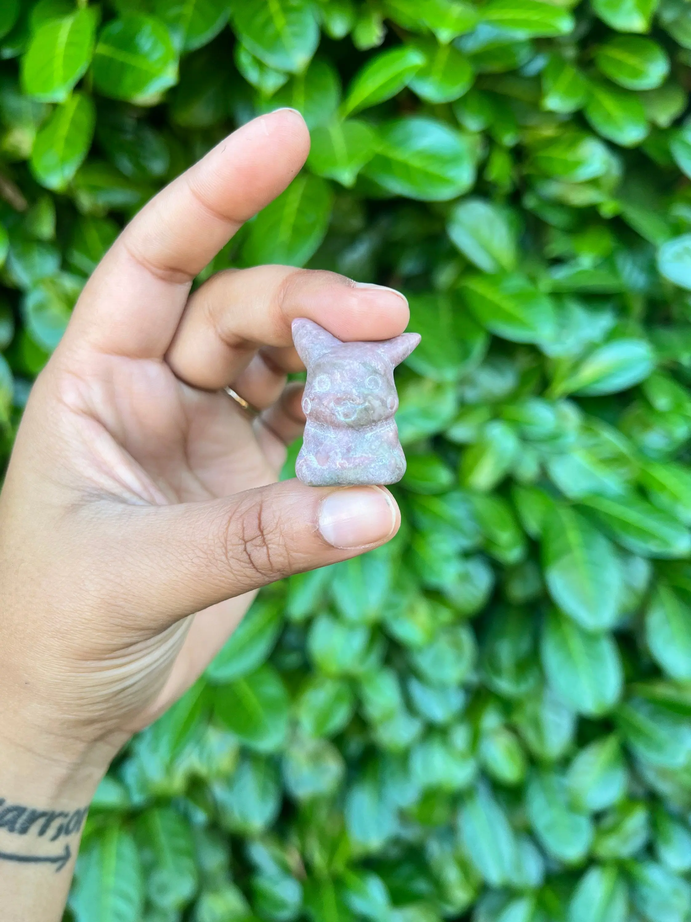 Pikachu Crystal Carvings