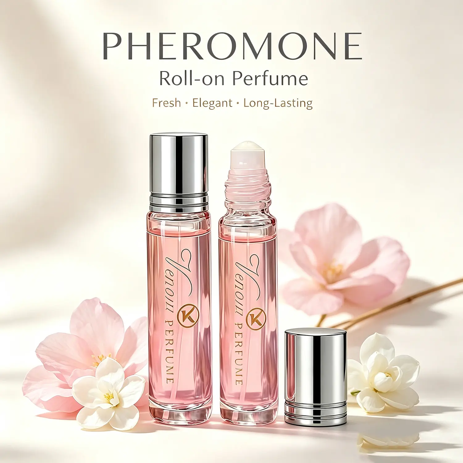 Women's Pheromone Perfume Rollerball, Long-Lasting Floral Fruity  Scent, Infused with Special Pheromone Formula, Designed for Her, Sensual & Seductive, Make Him Addicted, Share a Wild Night, Perfect as a Valentine's Day & Christmas Gift, 10ml/0.35fl.oz
