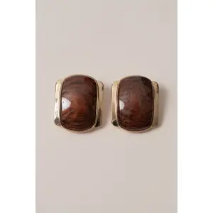 Brown Giovanna Earrings