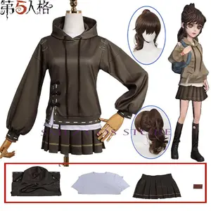 Game Identity V Correlation Cosplay Costume Tao Mengyan Cosplay Antiquarian Tao xiaoyan Uniform Suit Halloween Party Outfit Girl