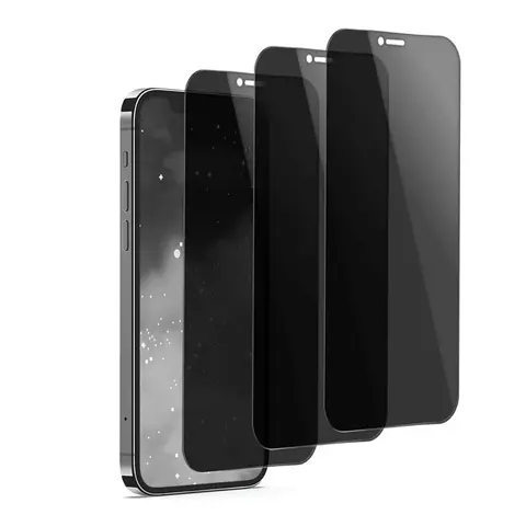 3pcs Privacy Screen Protector Tempered Glass For iPhone X XS XR 11 12 13 MINI 14 15 17 16 PLUS PRO MAX