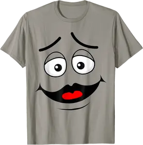 Funny Grimace Face For Halloween Costume T-Shirt - Elaynavi Shop S26B0DKTW9XNW