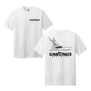 Gunslinger Shirt – Sportfishing Yacht Graphic Tee, Offshore Fishing Boat Shirt, Ocean Lifestyle Gift, Men’s Tops