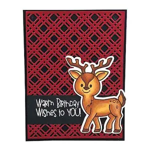 Crafts & Sewing The Stamps of Life Plaid Background Die Set