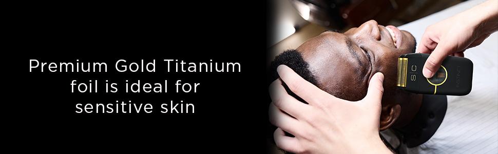 StyleCraft Instinct Metal Cordless Double Foil Shaver with IN2 Vector Motor Intuitive Torque Control, USB-C Rechargeable Titanium Comfort