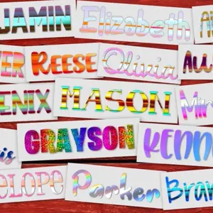 Vinyl Name Decal (Custom)