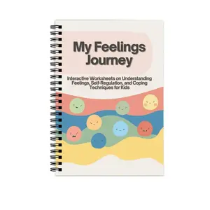Cross-Border Bestseller Emotional Management Notebook, Psychological Growth Journal, Colorful Coil Binding, Stress Relief Drawing Diary
