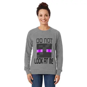 Enderman Minecraft Lightweight Sweatshirt - Size S-5XL Unisex, Cotton Gildan  OV5