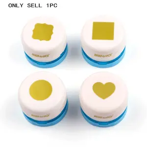 Magnetic Craft Hole Punch; 1Inch Everywhere Anywhere Punch; Precise Positioning Framed Window Paper Punches for Scrapbooking Journals Cards Making