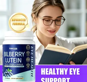 Eye Health Supplements Capsules, 1150mg Nutritional Complex with Vitamin D3, Vitamin C, Blueberries, Carotene, Targeted Support for Working-Class Individuals & Seniors
