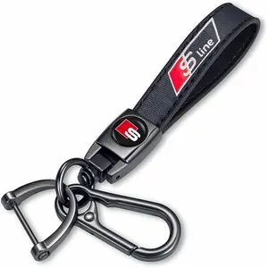 Luxury leather keychain Audi S-line