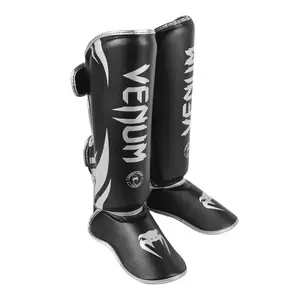 Venum Challenger Standup Shin Guards - Black/Silver