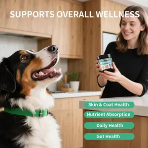 Best-Selling Dog Probiotics Chewable Tablets - Delicious Digestive Health & Gut Support Supplement, Easy-to-Feed Daily Pet Probiotic for Sensitive Stomachs