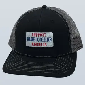 Low Country Comfort Co. "Support Blue Collar" Snapback Trucker Hat