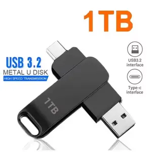 3.2 High-Speed USB Flash Drive - Metal, Waterproof, Shockproof Memory Stick with Fast Data Transfer for PC Users