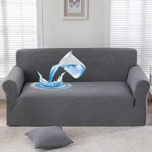 Water Drop Pattern Stretch Sofa Cover, 1 Count Soft Comfortable Sofa Slipcover, Washable Sofa Protector, Home Decor Supplies for Living Room