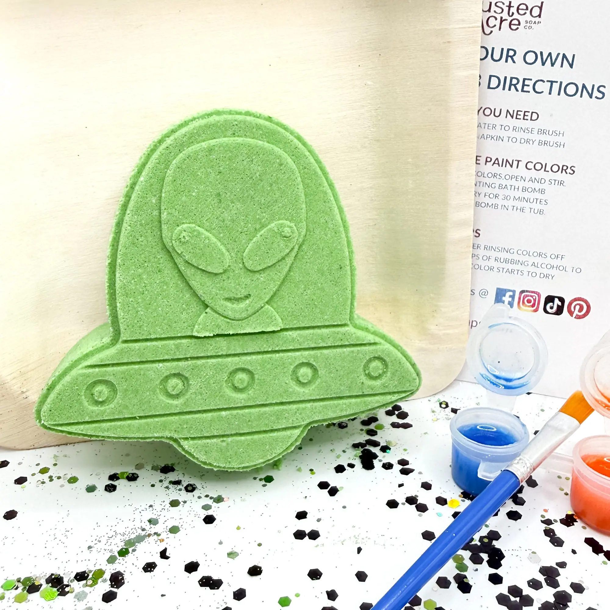 Paint Your Own Bath Bomb Kit | Alien