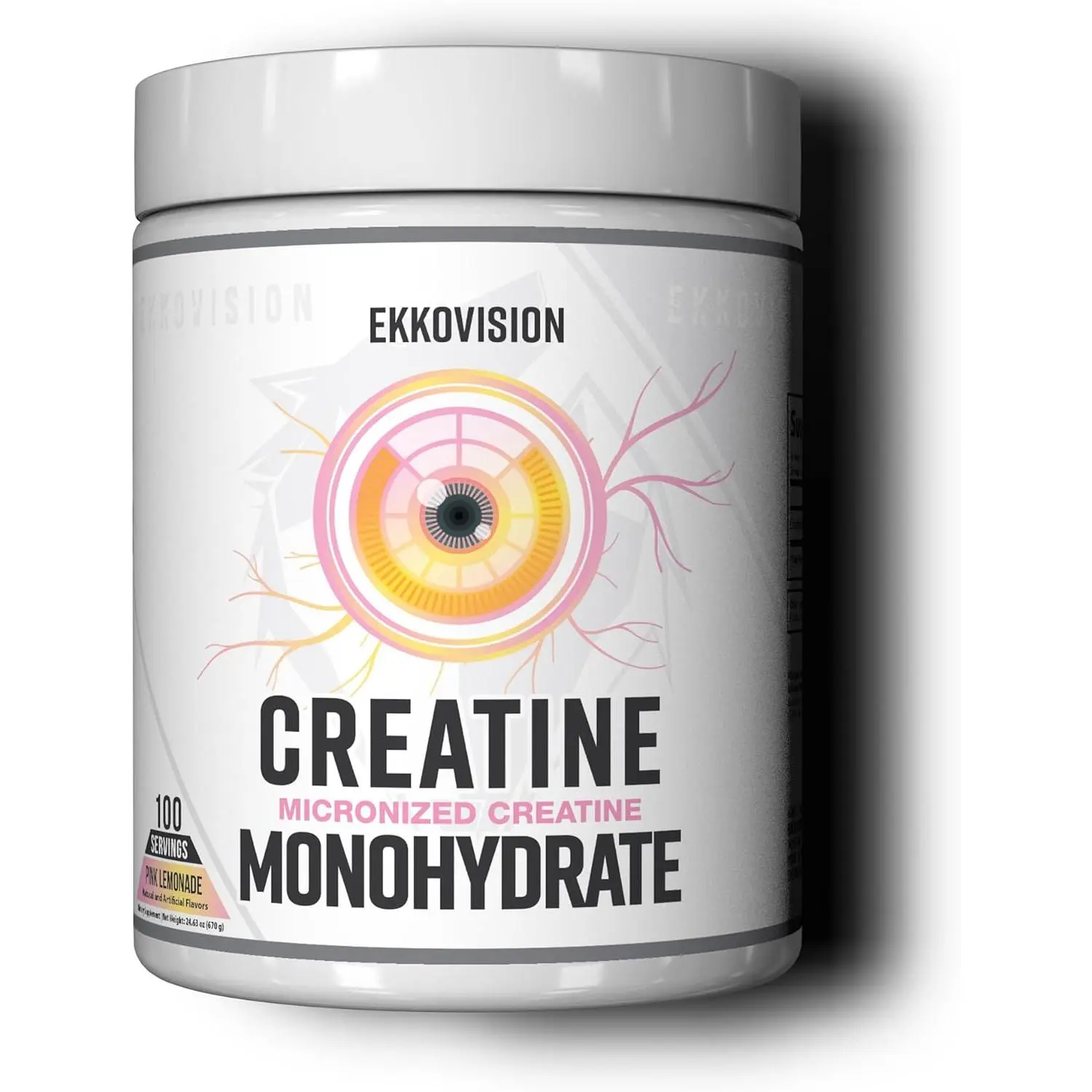 Creatine Monohydrate Powder, Pink Lemonade, 100 Servings | Micronized, Pre & Post Workout Supplement for Men & Women, Energy Support, Easy to Mix in Shakes, Smoothies & Beverages Fitness Protein