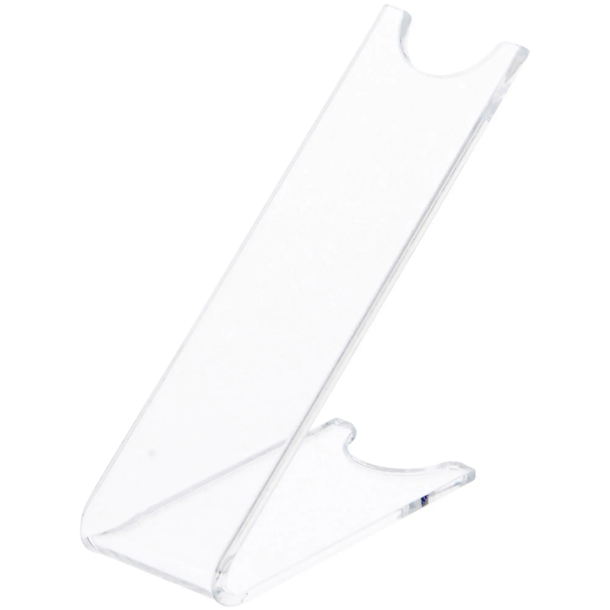 Plymor Clear Acrylic Angled Stiletto High-Heel Shoe Display Riser Stand
