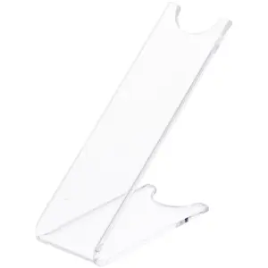Plymor Clear Acrylic Angled Stiletto High-Heel Shoe Display Riser Stand