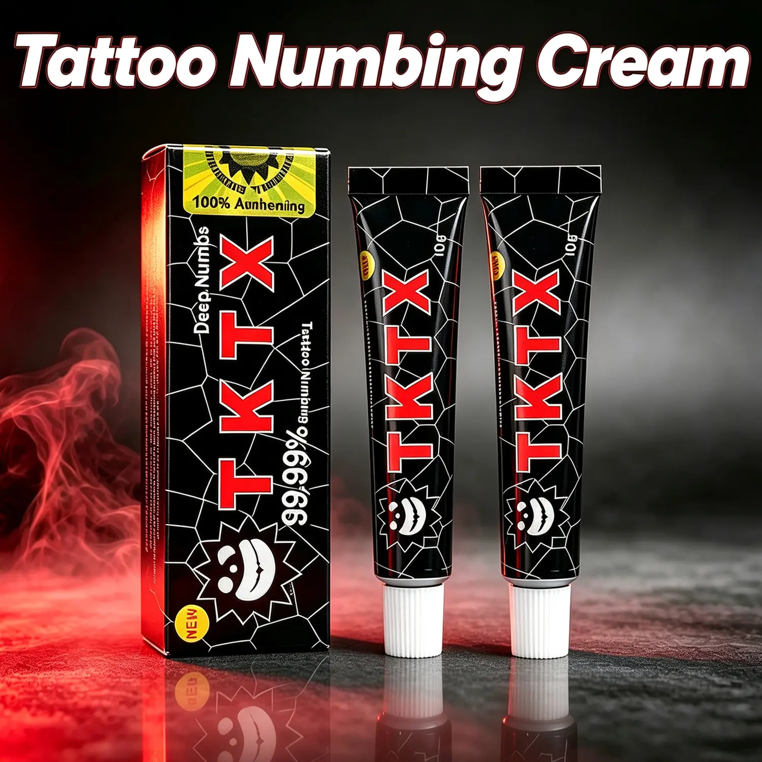2 Pcs Tattoos Numbing Cream – Deep Maximum Strength Topical Anesthetic | Tattoo Pain Relief & Aftercare