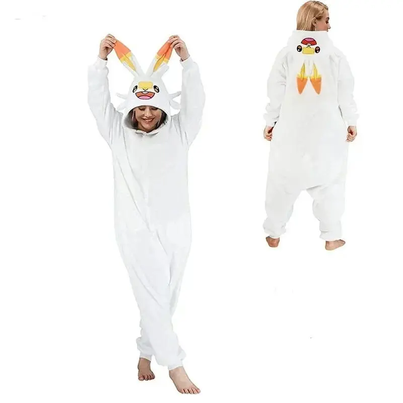 Adult Anime Character Kigurumi Onesie Cosplay Costume - Snorlax, Squirtle, Mewtwo, Gengar, Cat, Eevee Designs - Halloween Pajama Set, Nightwear, Loungewear Clothes, Long Sleeve