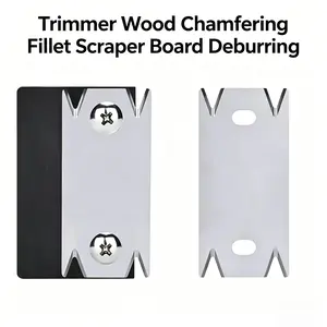 Woodworking Edge Trimmer & Chamfering Tool | Corner Planer for Wood Deburring & Fillet Scraping | Handheld Chamfer Knife for Laminate, Veneer, Edge Banding | Specialty Wood Carving Tool